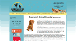 Desktop Screenshot of greenwichanimalhospital.com